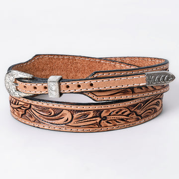 American Darling Hand tooled Hatband Genuine Leather Western Adjustable Unisex